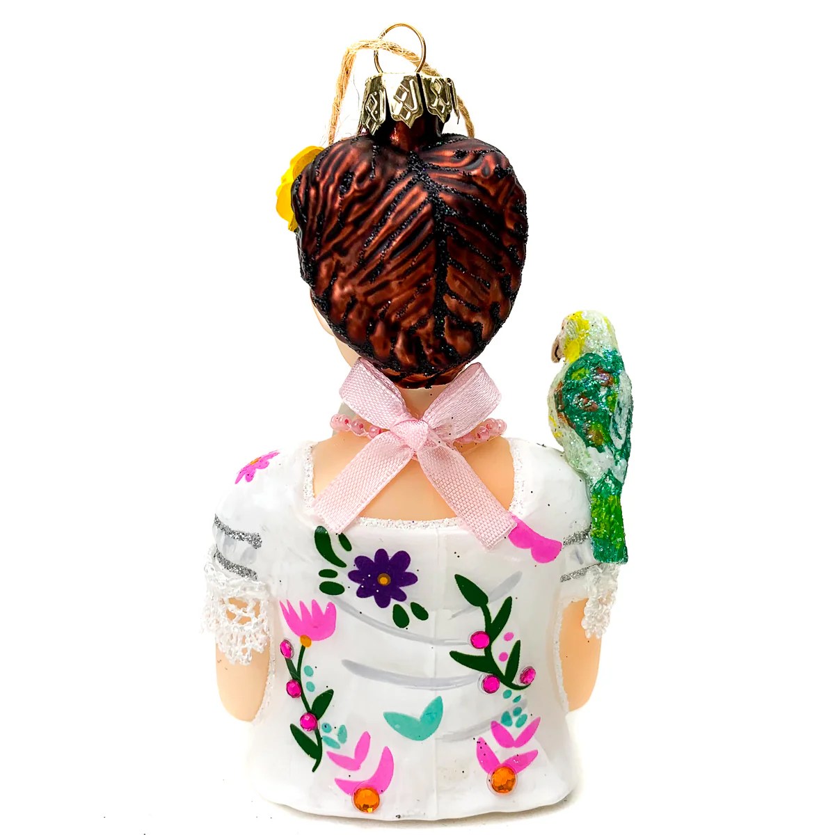 Frida Kahlo with Parrots Ornament - Image 4