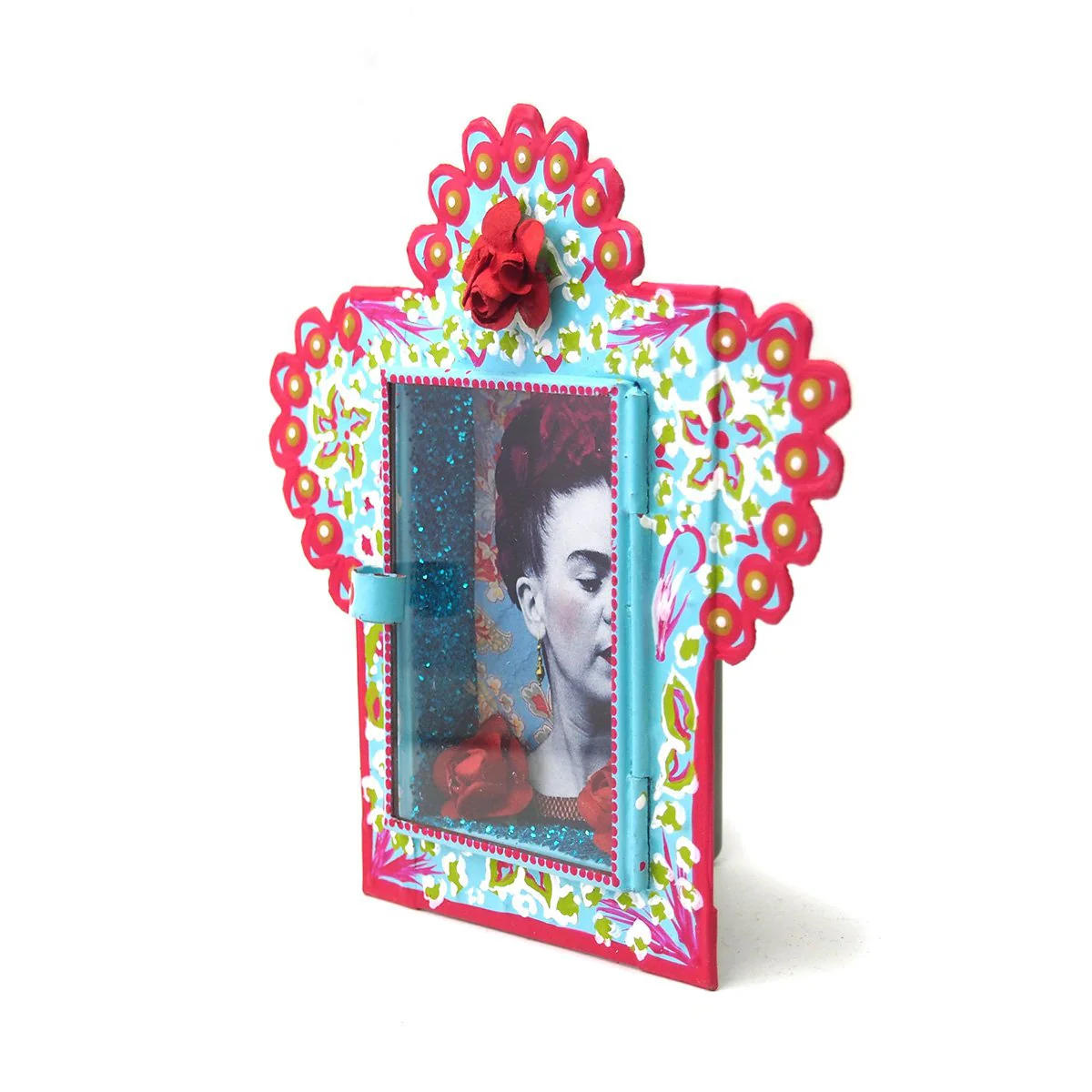 Frida with Red Flower Nicho - Image 2