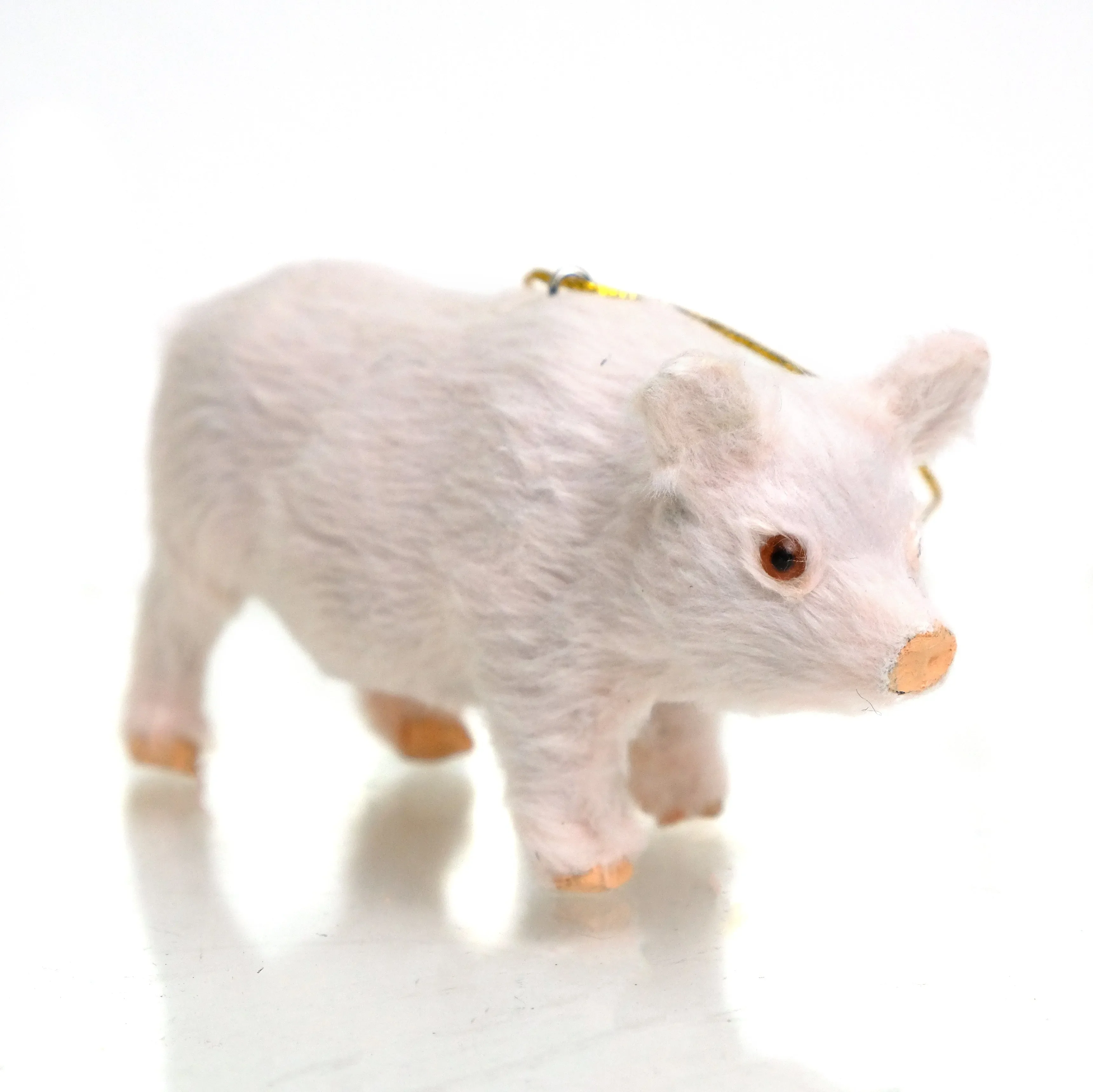 Furry Pig Ornament - Image 2