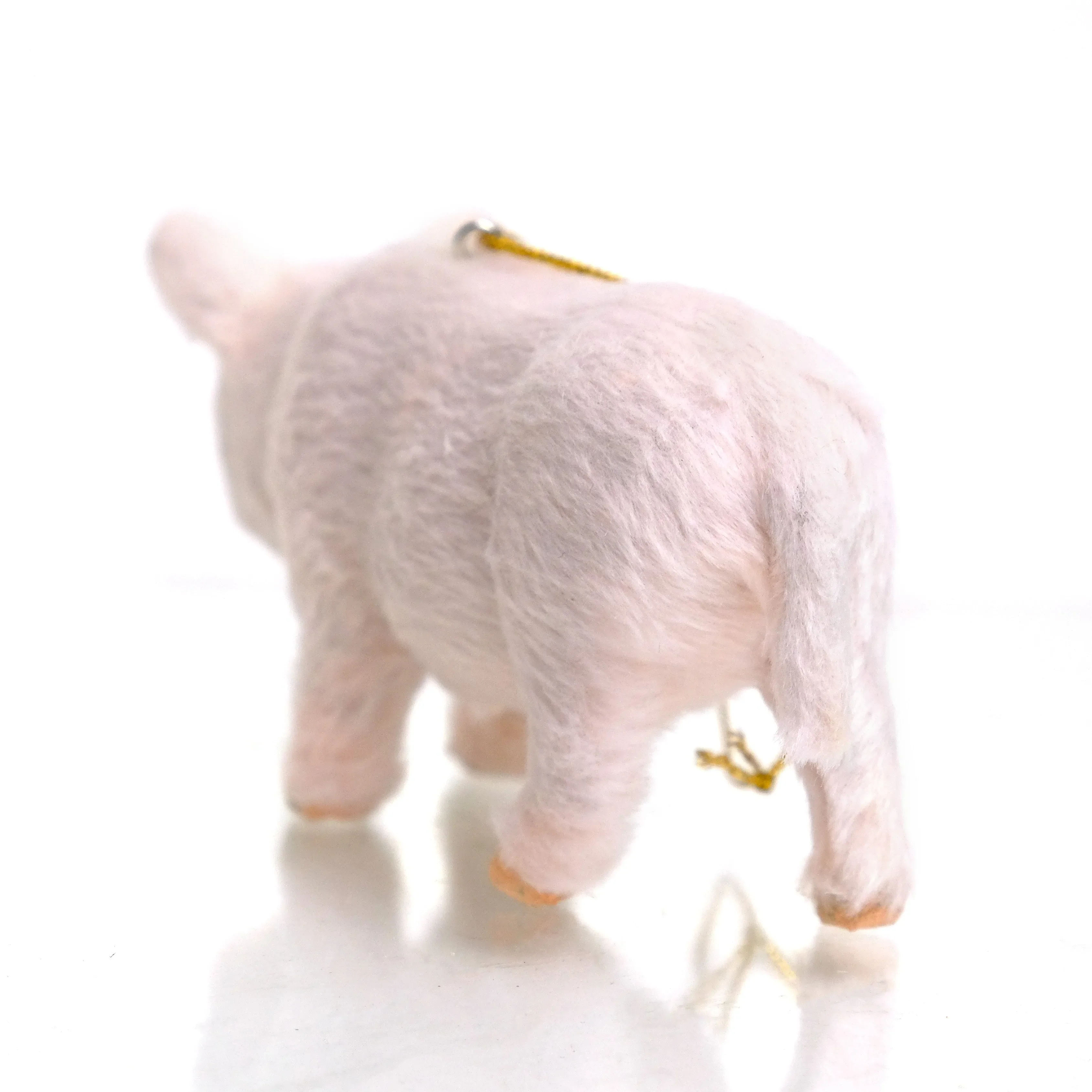 Furry Pig Ornament - Image 3