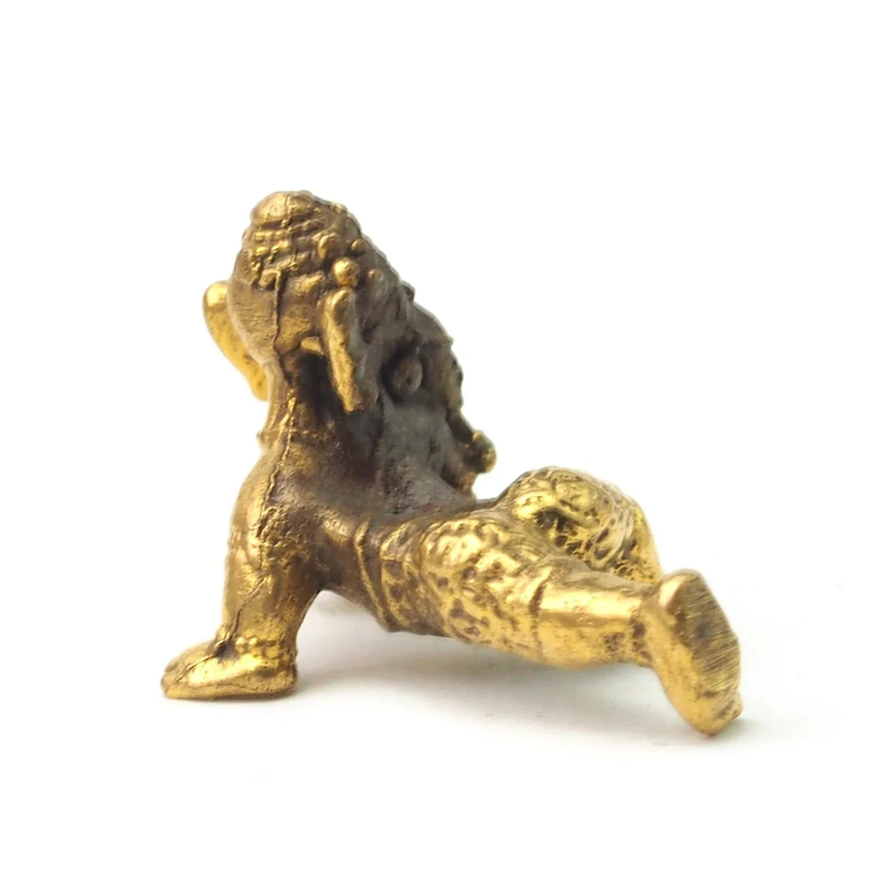 Ganesha Brass Crawling Statue - Image 3