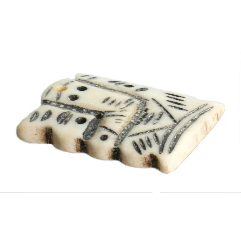 Ganesha Cow Bone Pendant - Image 2