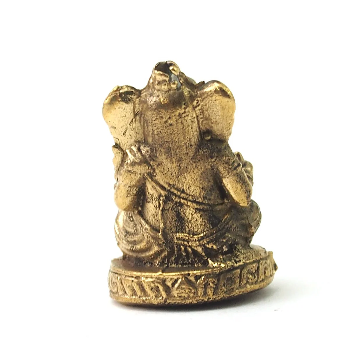 Ganesha Seated  Brass Statue - Image 3