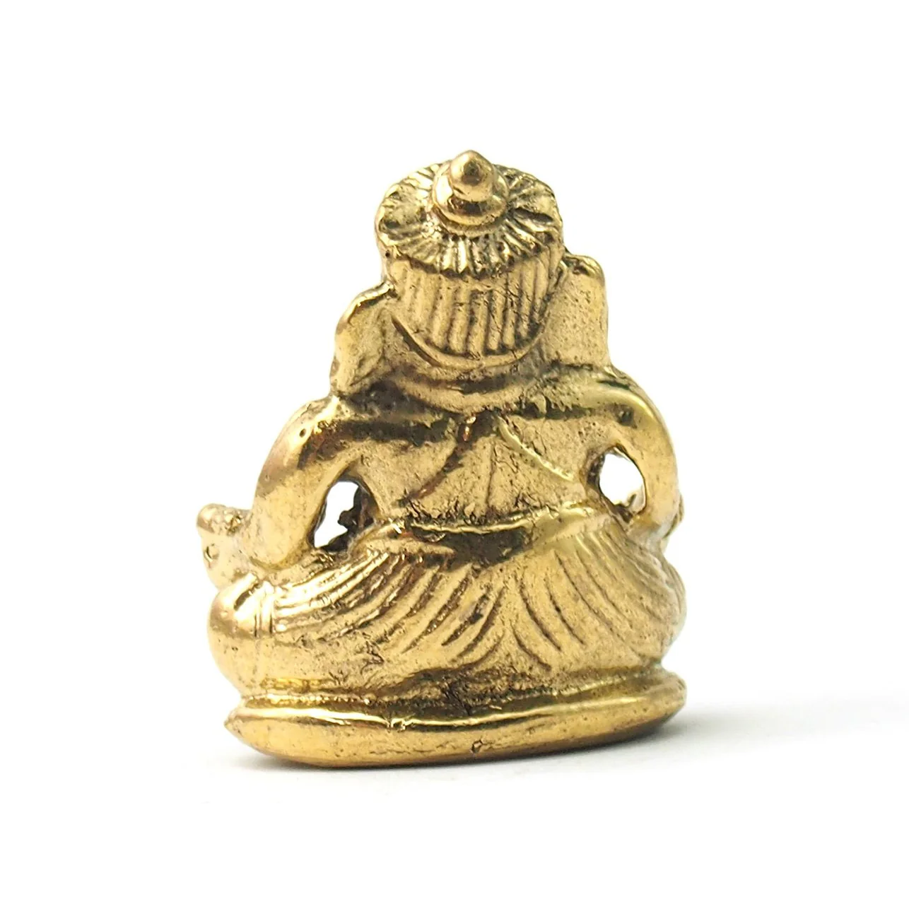 Ganesha Seated Brass Statue - Image 3