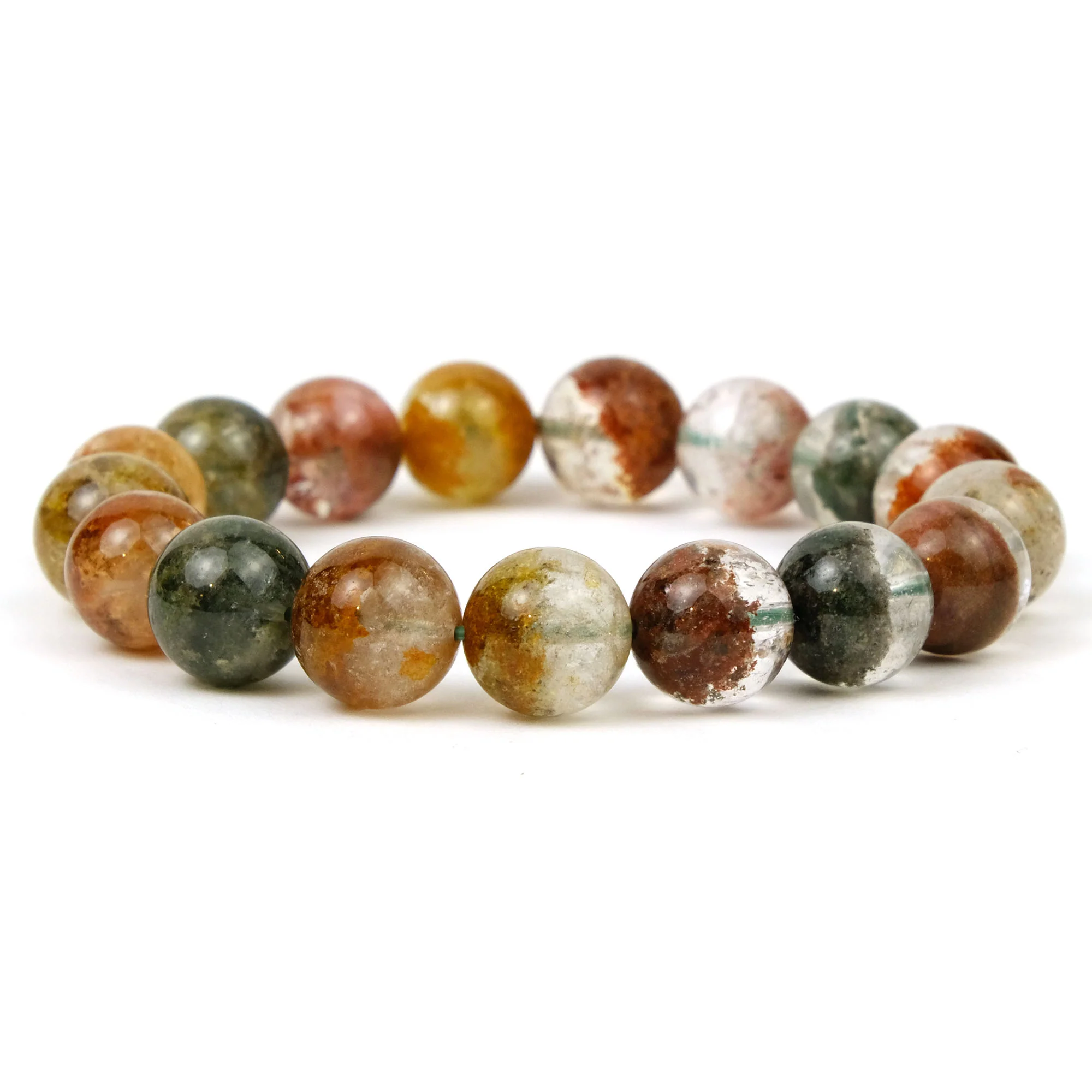 Garden Quartz Stretch Bracelet 11-12mm - Image 2