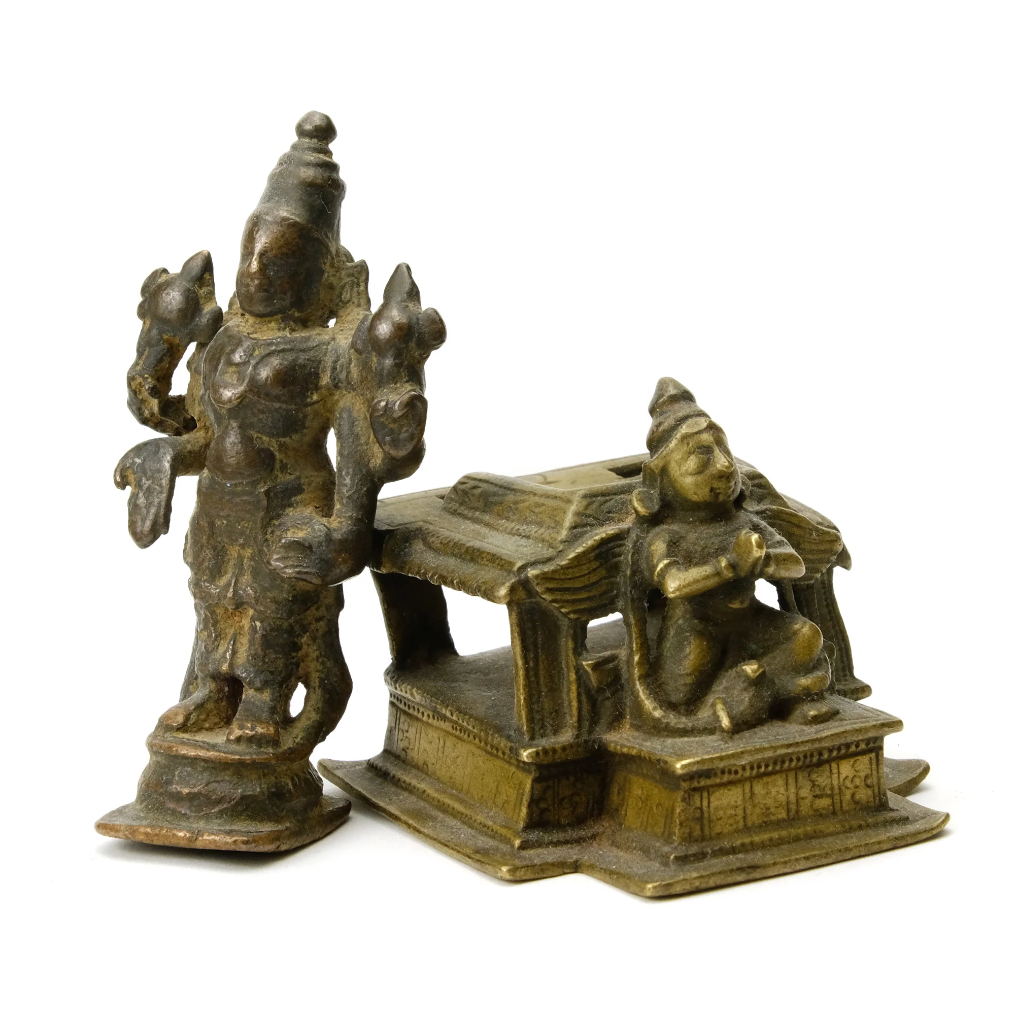 Garuda Base with Vishnu Figure Artifact # 8 - Image 4