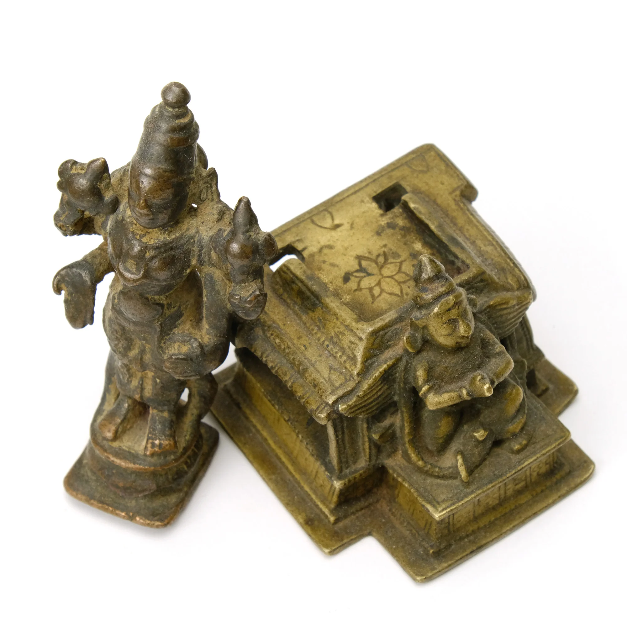 Garuda Base with Vishnu Figure Artifact # 8 - Image 5