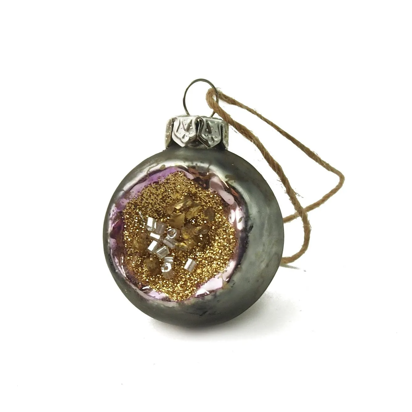 Geode Glass Ornament - Image 2