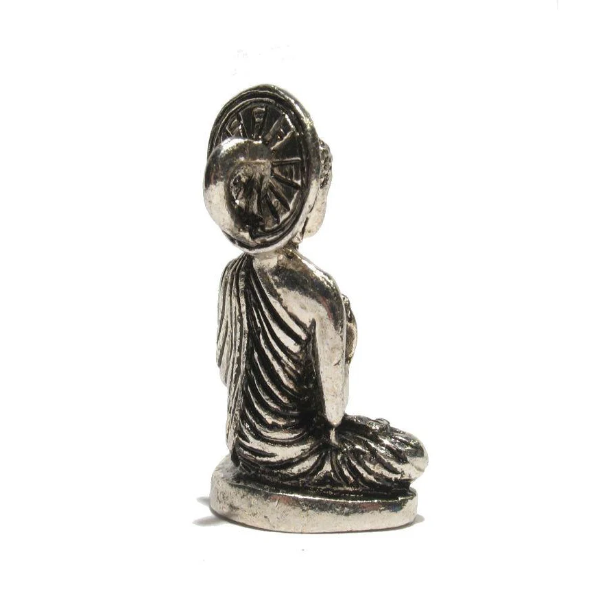 "German Silver" Buddha Defeating Evil Pendant - Image 3