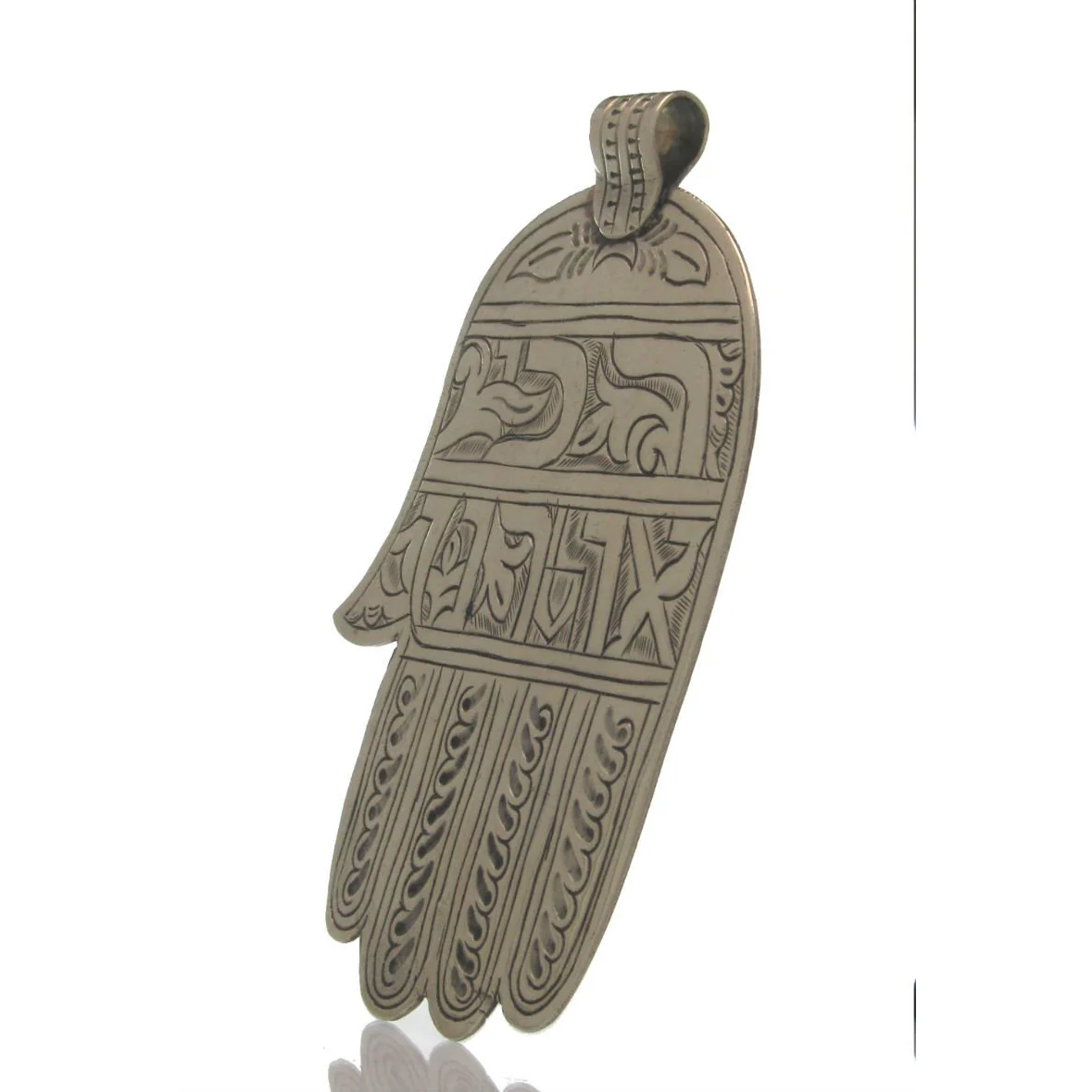 German Silver Hamsa - Image 3