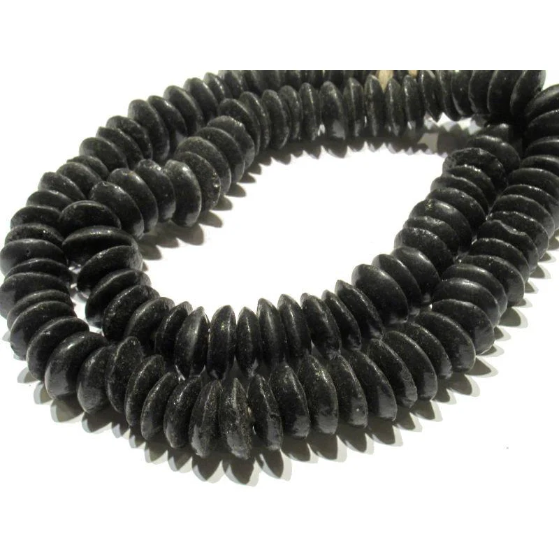 Ghana Powder Glass Disc Beads / Necklace - Image 4
