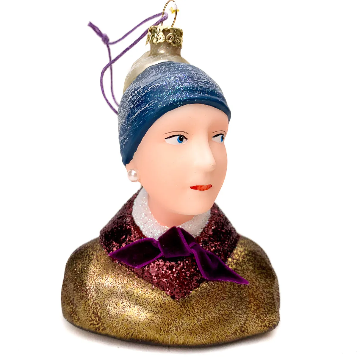 Girl with Pearl Earring Ornament - Image 2