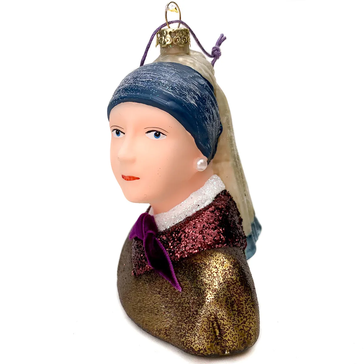 Girl with Pearl Earring Ornament - Image 4