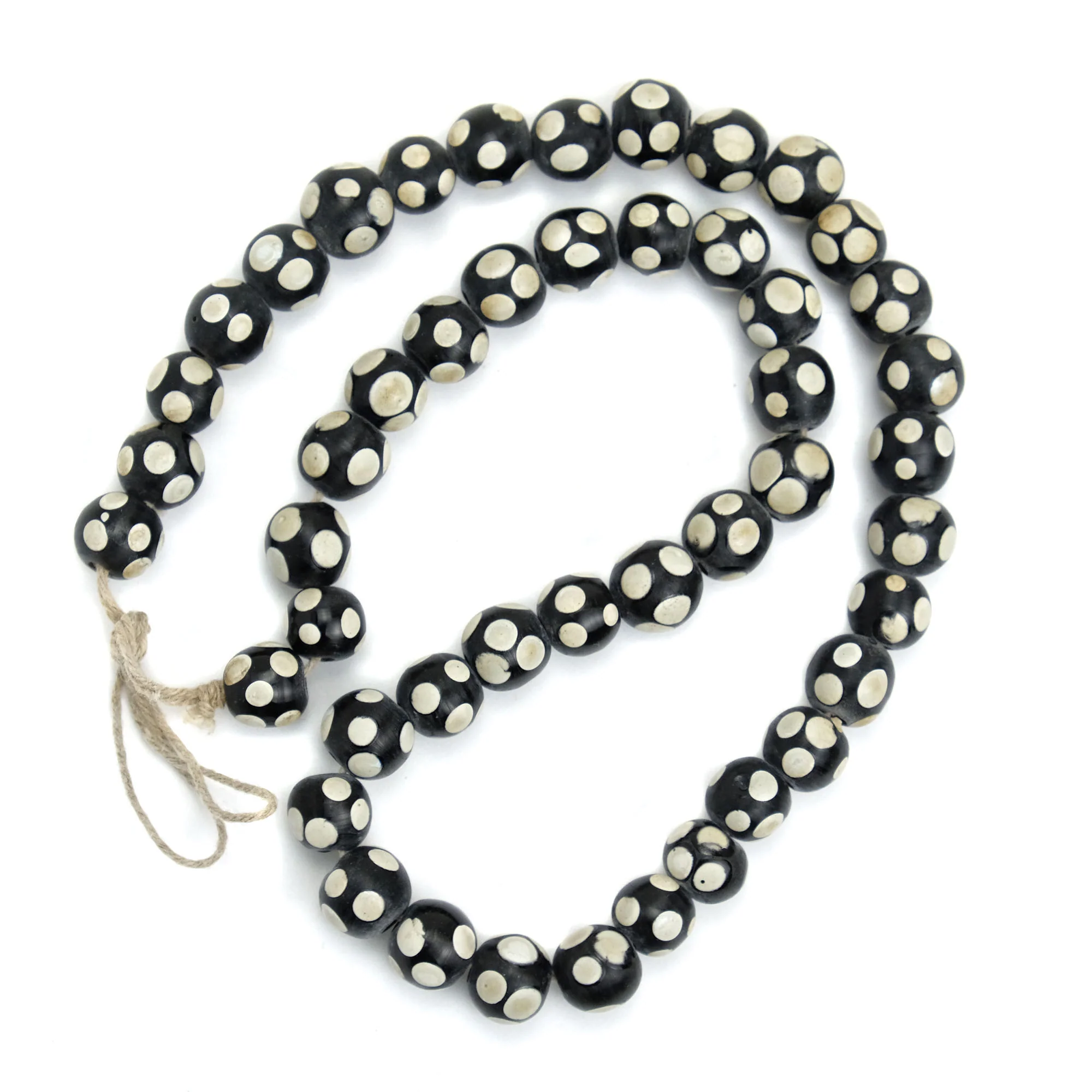 Eye Beads Recycled Glass Strand #18 - Image 2