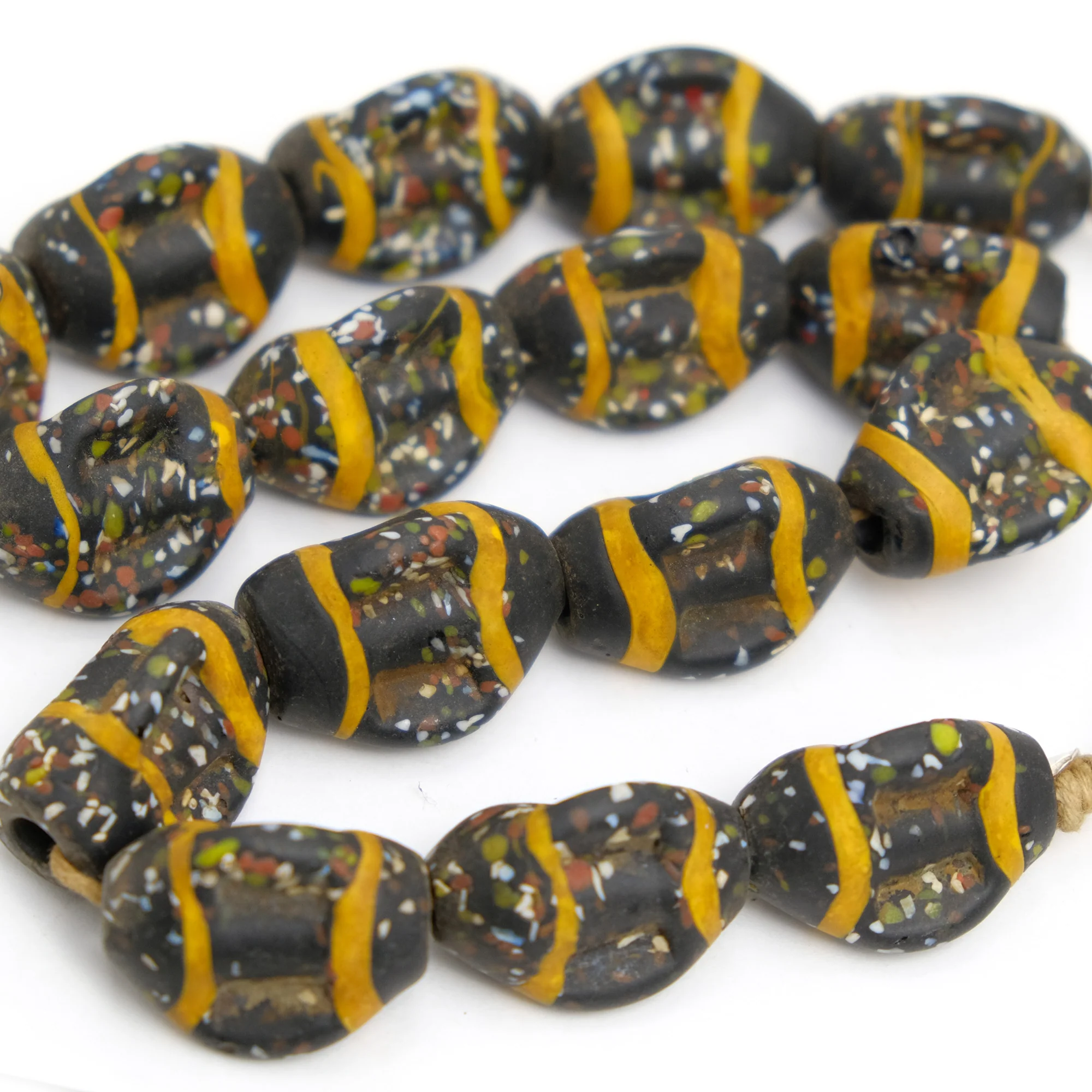 Glass Bead Strand Necklace #S10 - Image 2