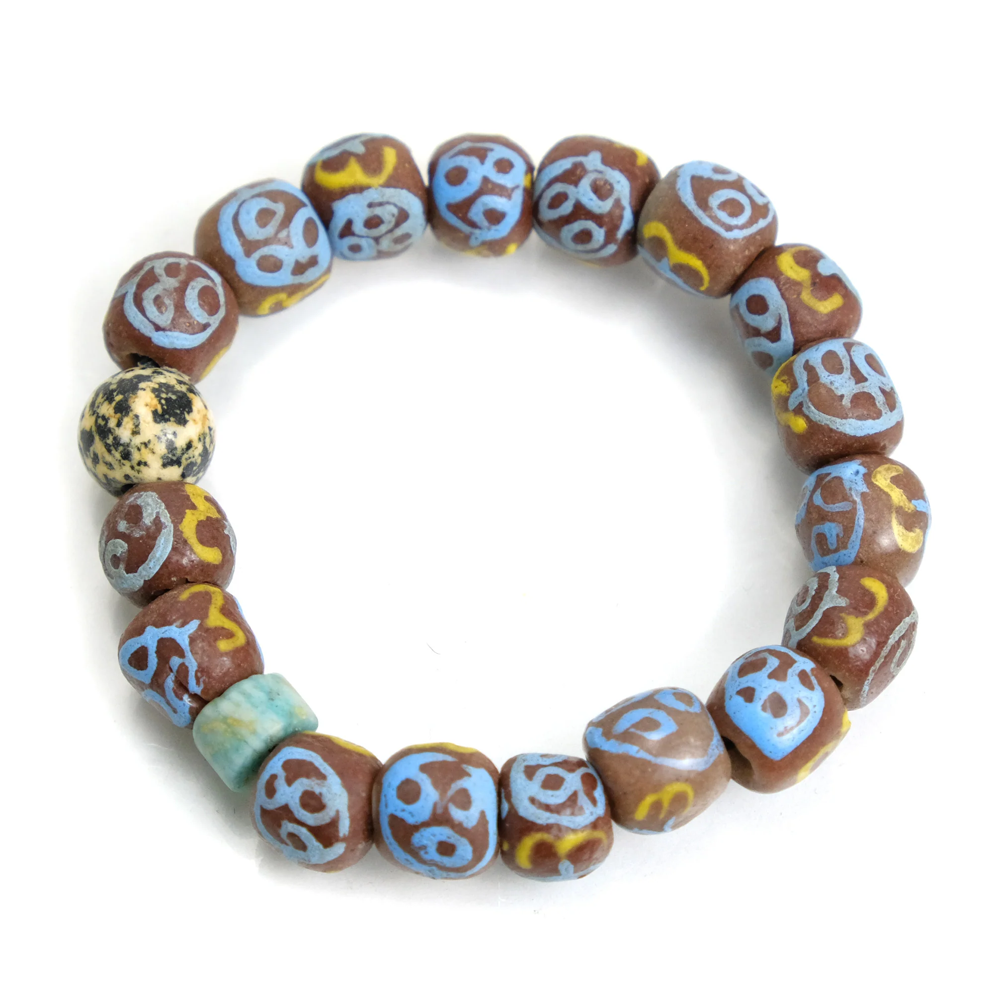 Glass Bead Stretch Bracelet #1 - Image 2