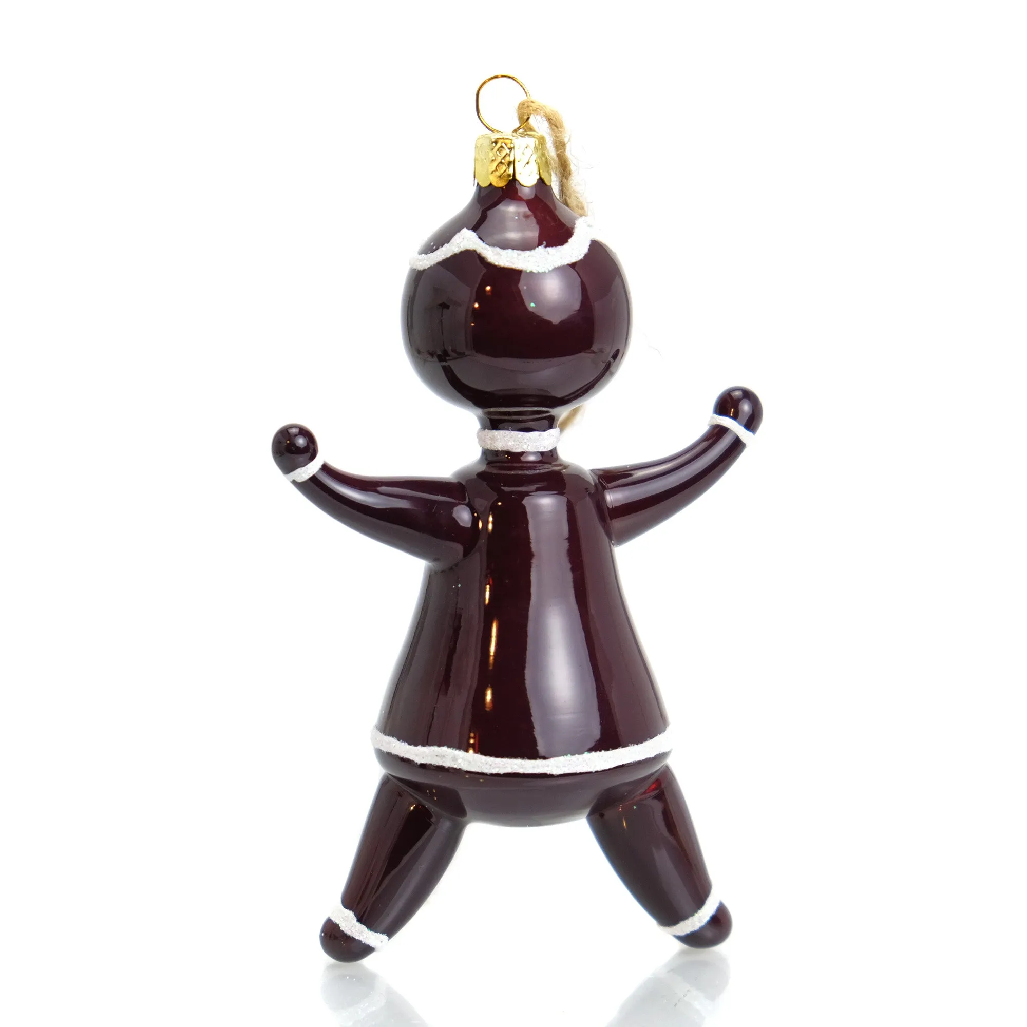 Gingerbread Man Glass Ornament 50% OFF SALE - Image 2