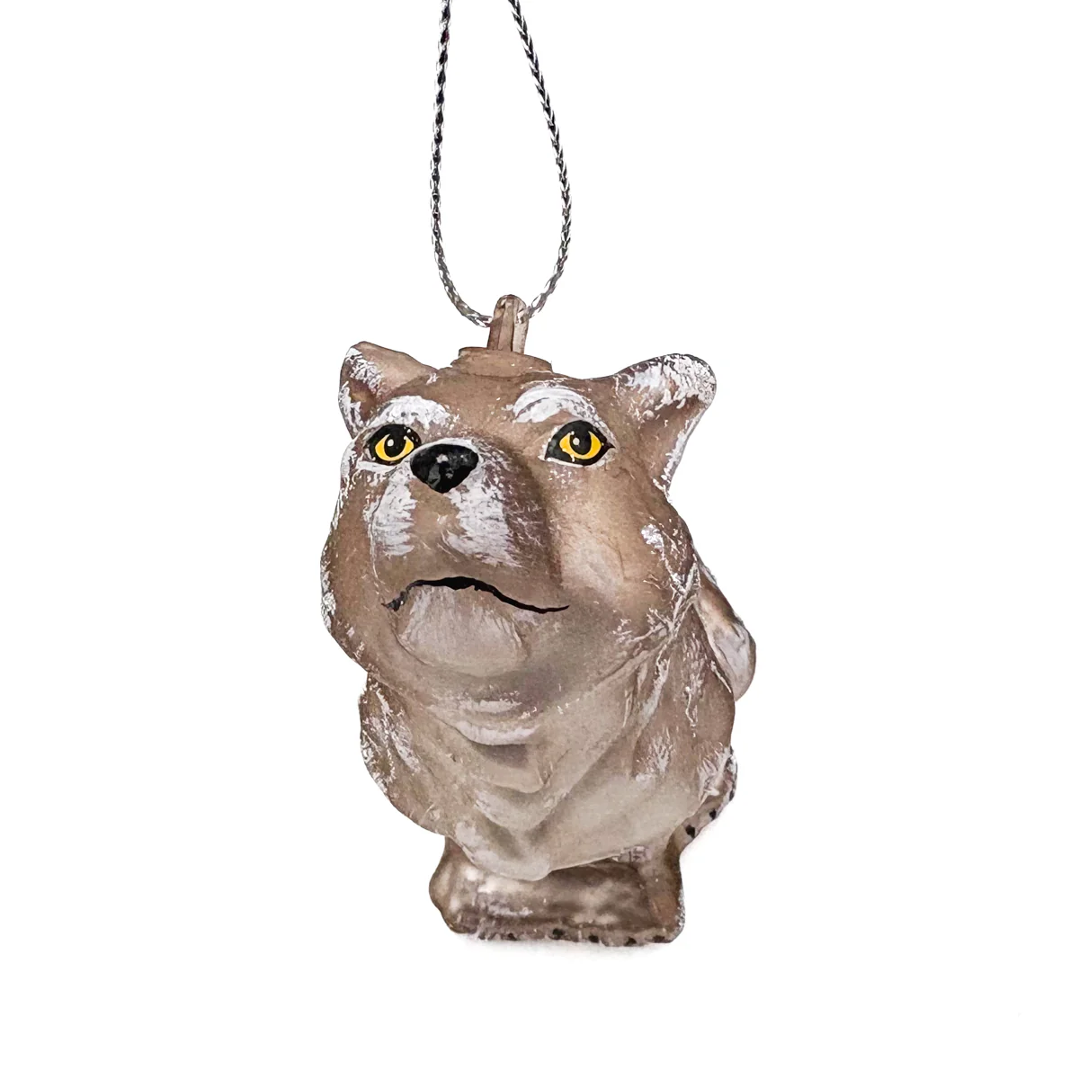 Glass Gray Wolf Ornaments - Image 7
