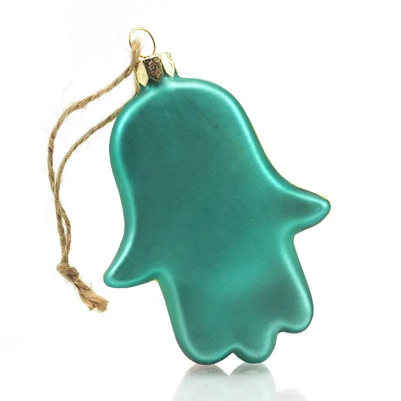 Hand of Fatima/Hamsa Glass Ornament, D - Image 2