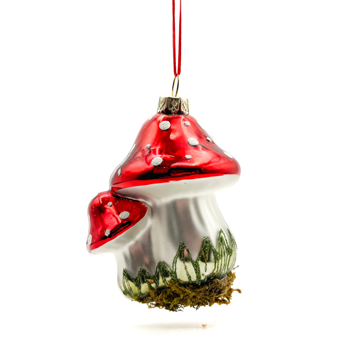 Mushroom Family Glitter Ornaments - Image 5