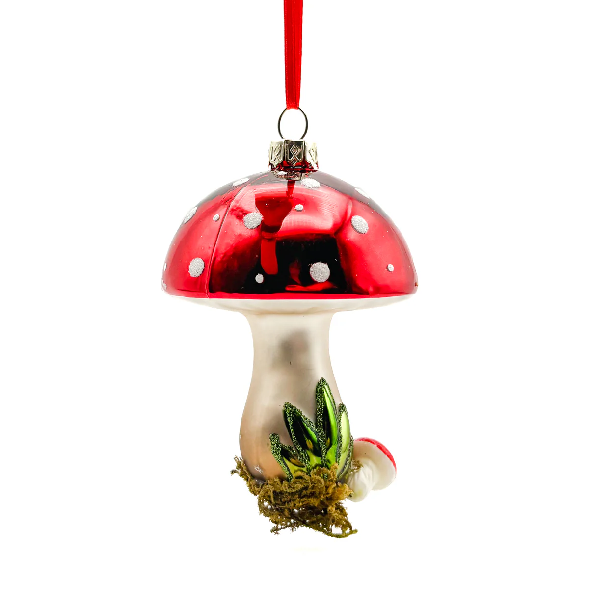 Mushroom Family Glitter Ornaments - Image 8