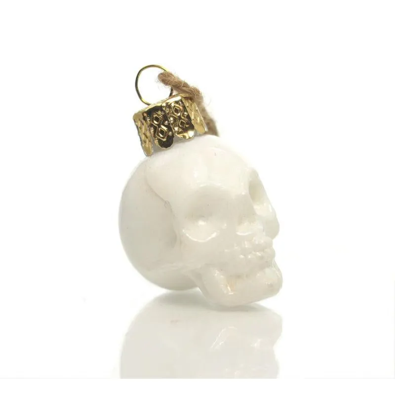 Glass Skull Ornament, Small - Image 3