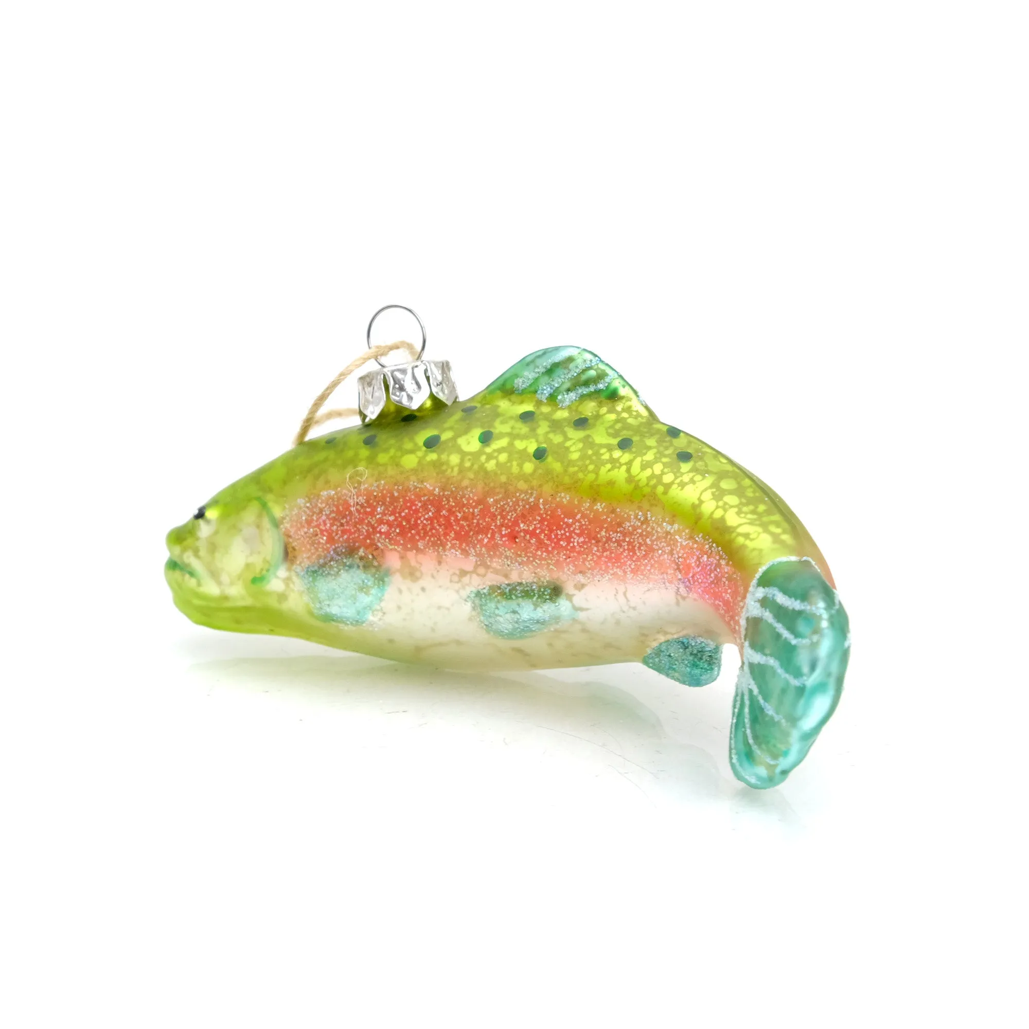 Glass Trout Ornament - Image 3
