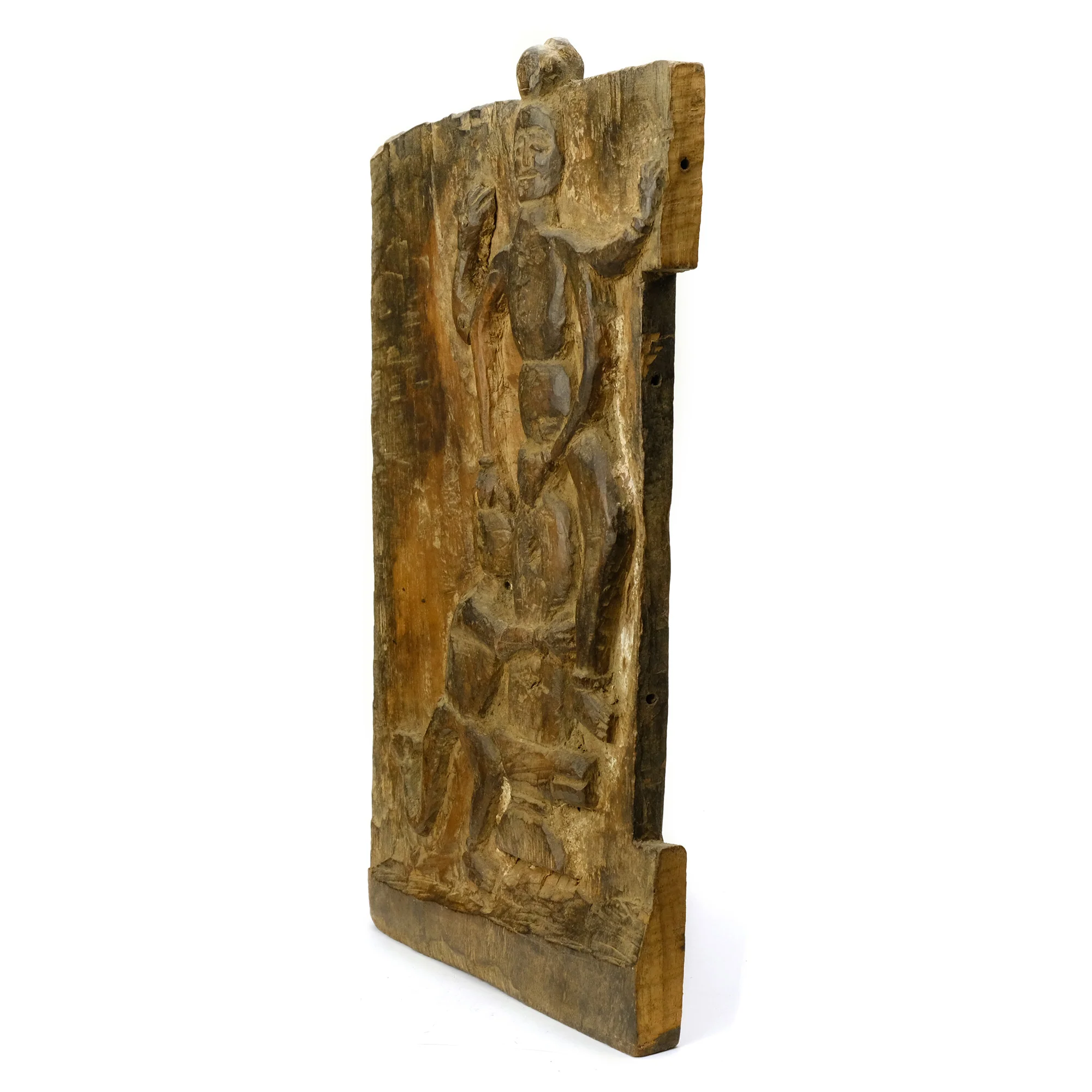 Goddess Parvati and a Male Fertility Petitioner Shrine Figure, India #55 - Image 2