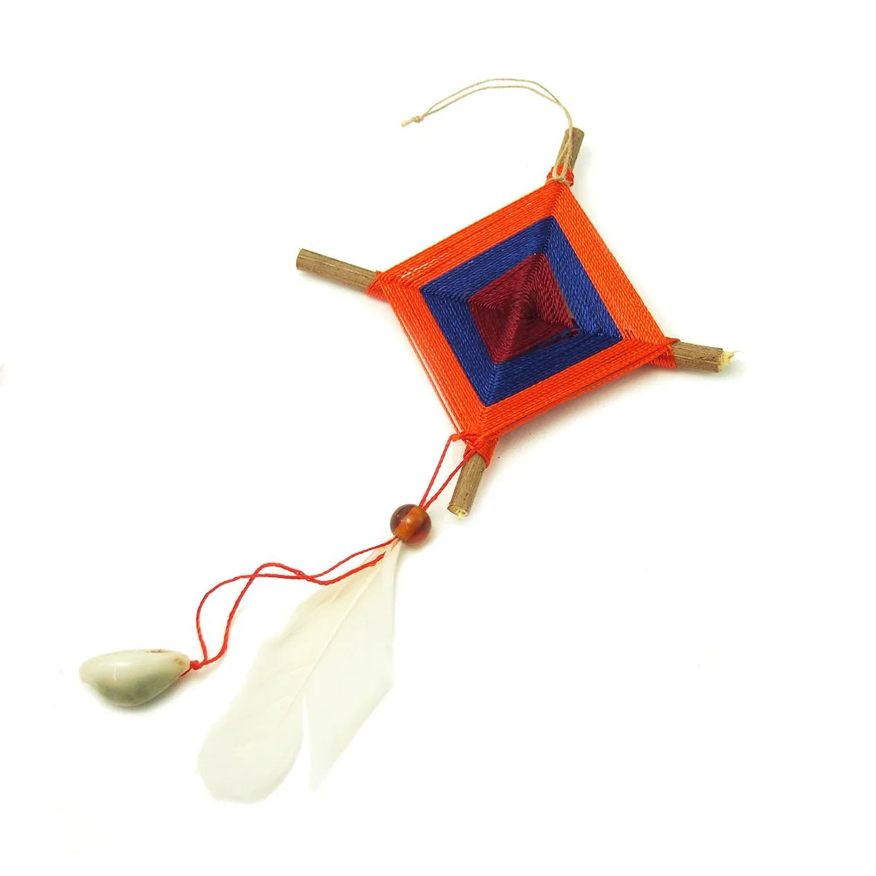 God's Eye With Bead Ornament - Image 4