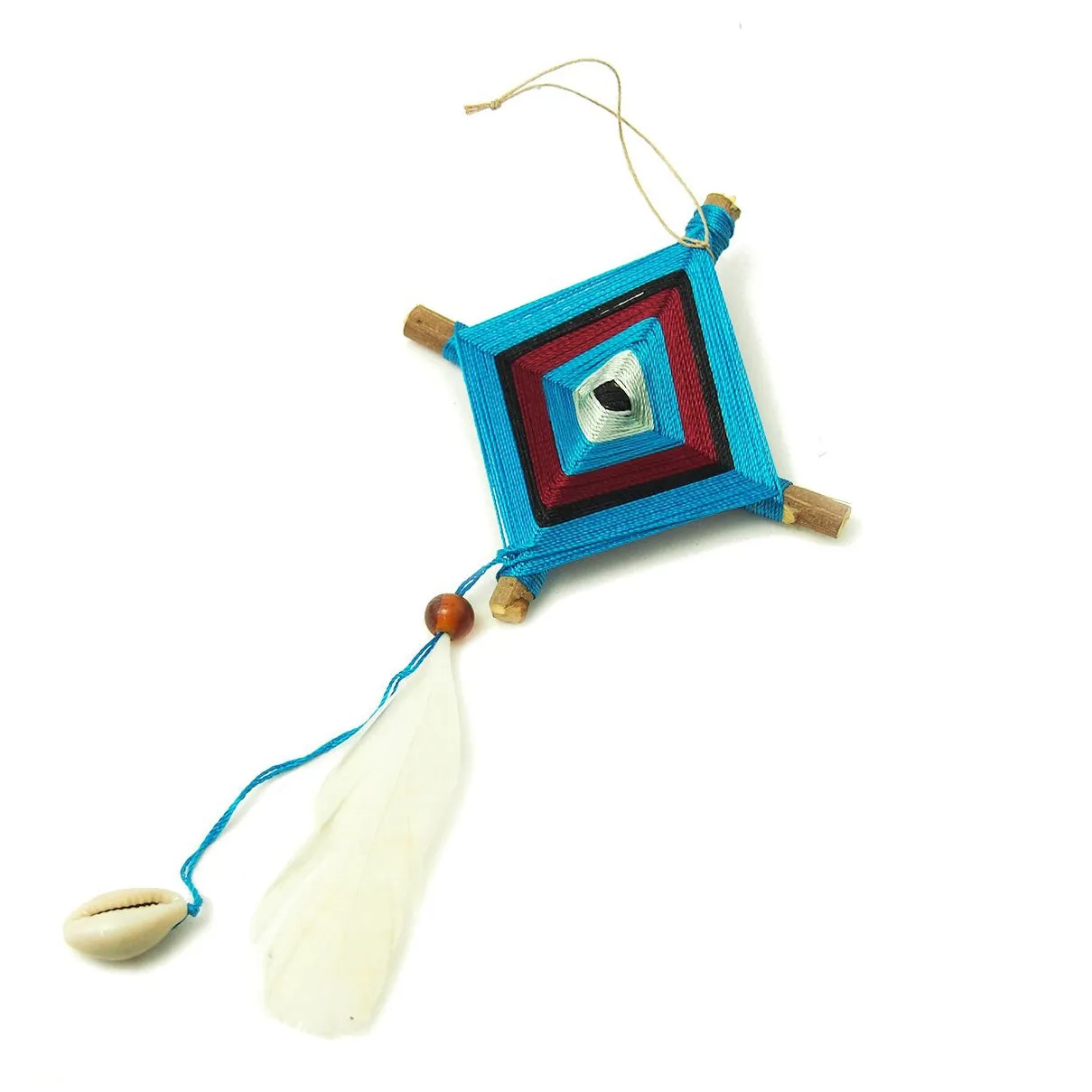 God's Eye With Bead Ornament - Image 5