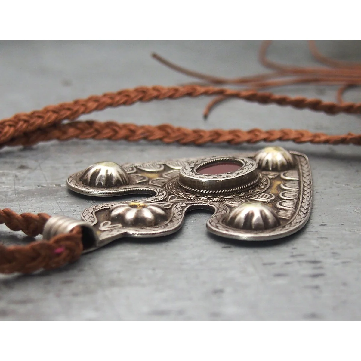 Yomut Turkmen Finely Adorned Asyk - Image 3