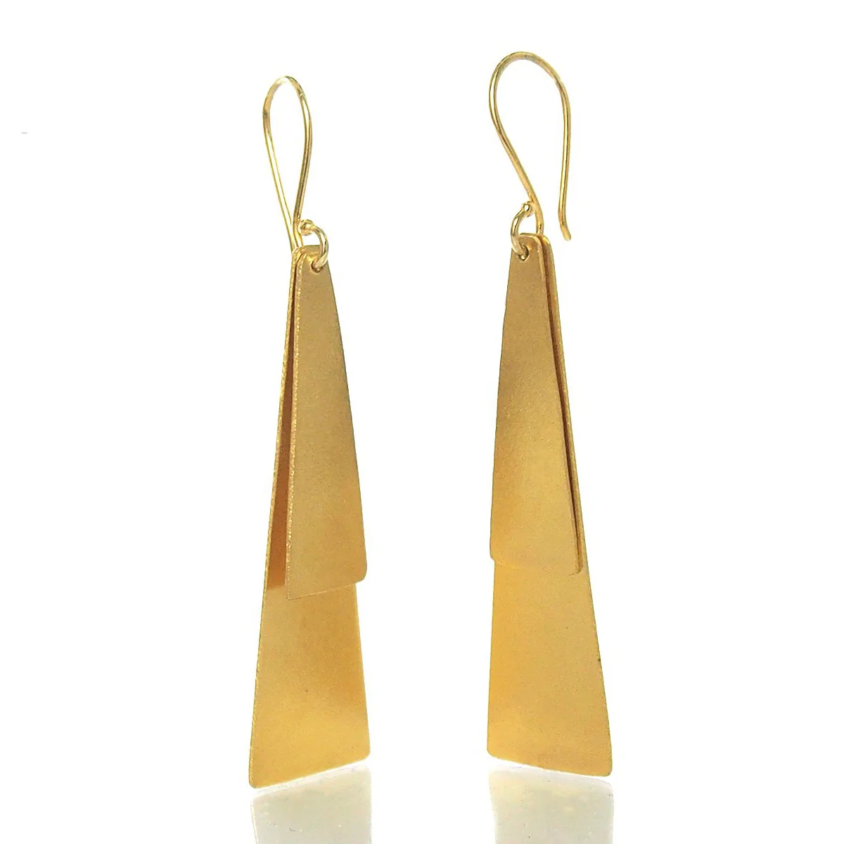 Gold Vermeil over Sterling Silver Earrings - Image 2
