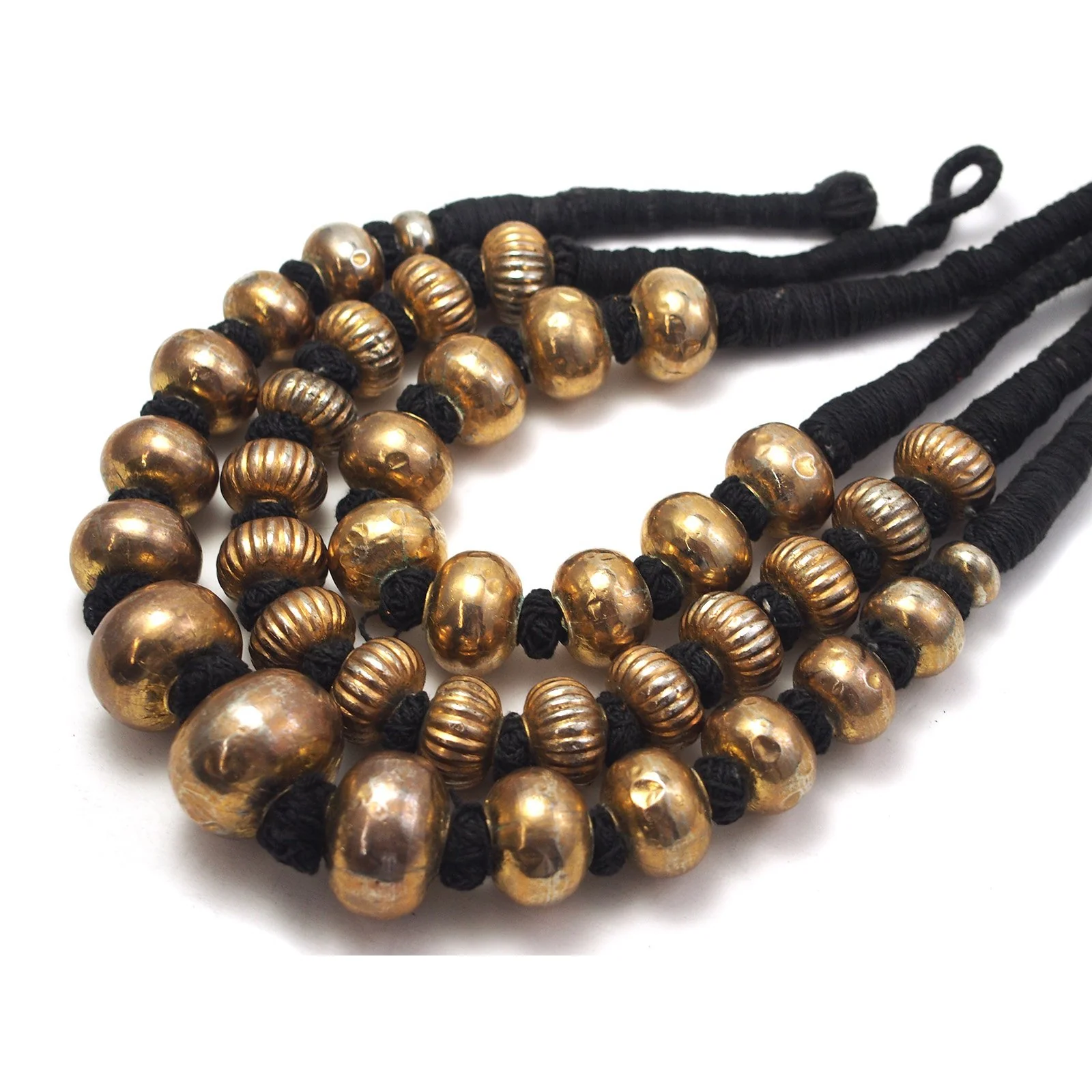 Gold Wash Over Wax Nepali Dowry Necklace - Image 2