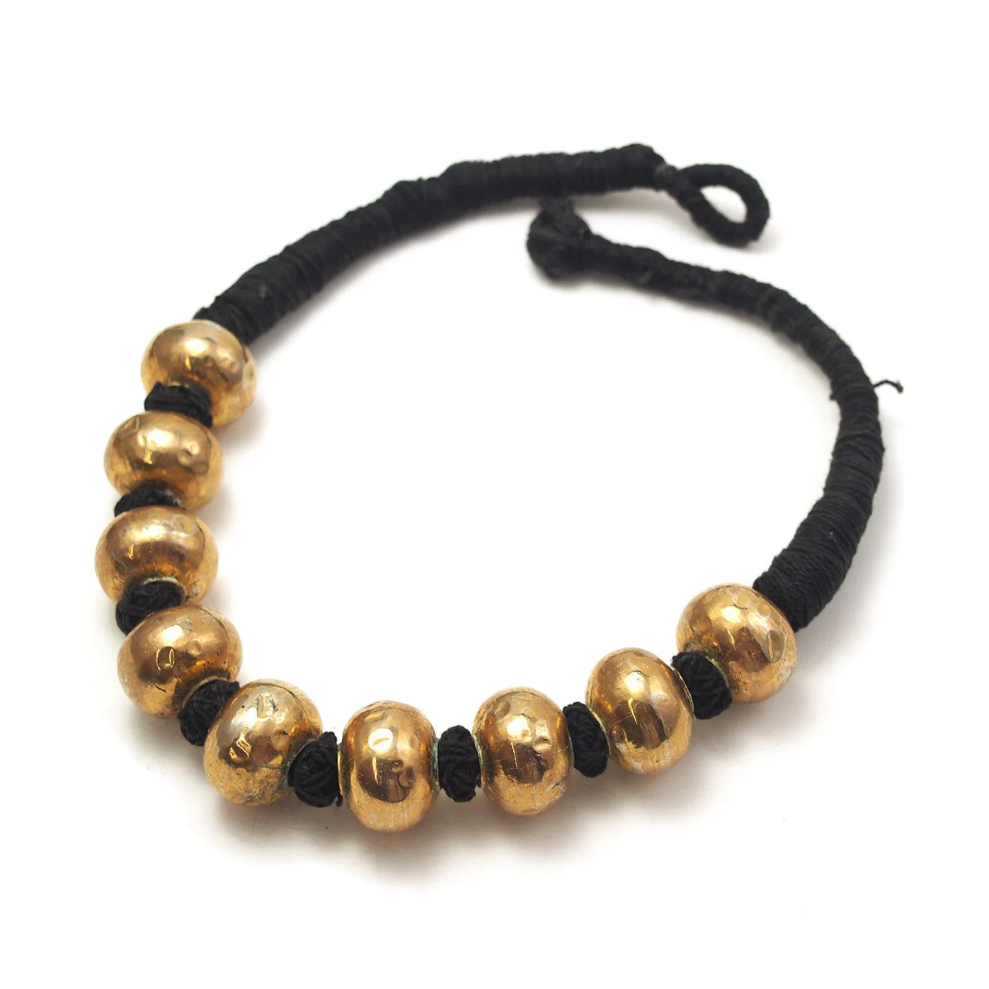 Gold Wash Over Wax Nepali Dowry Necklace - Image 6