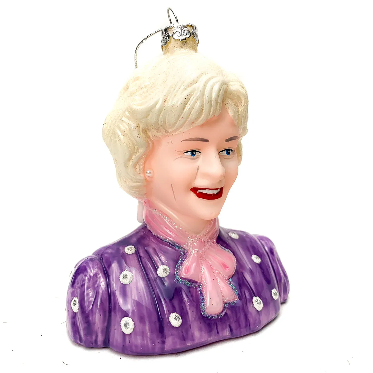 Golden Gal Rose / Betty White Bust Ornament - Image 2