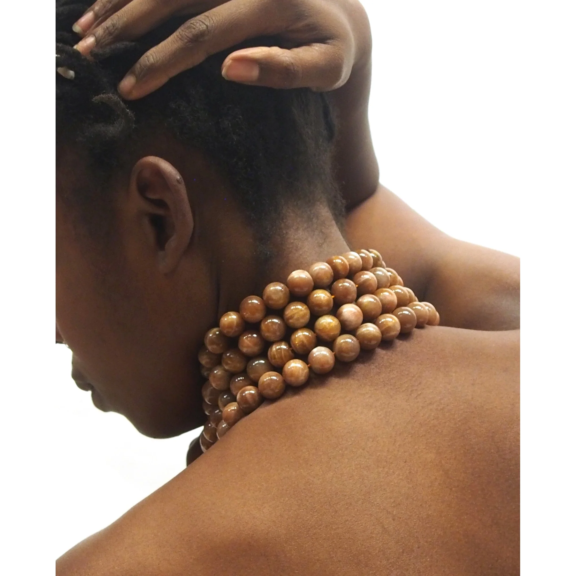 Golden Moonstone 13mm Round Strand - Image 2