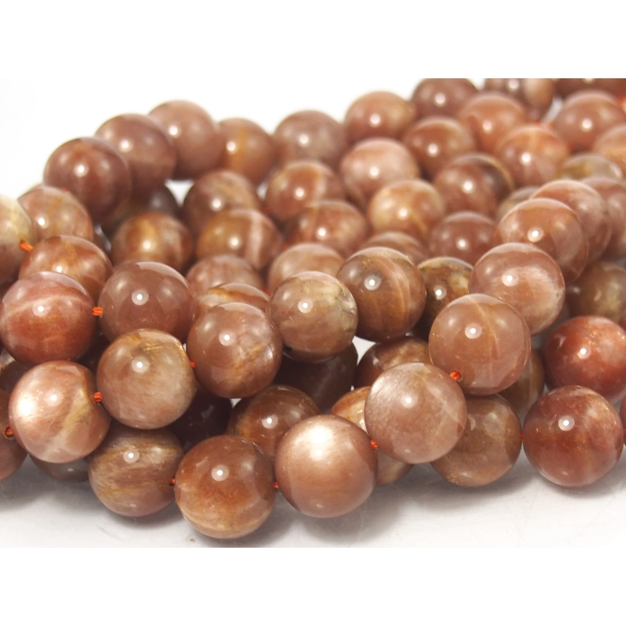 Golden Moonstone 13mm Round Strand - Image 4