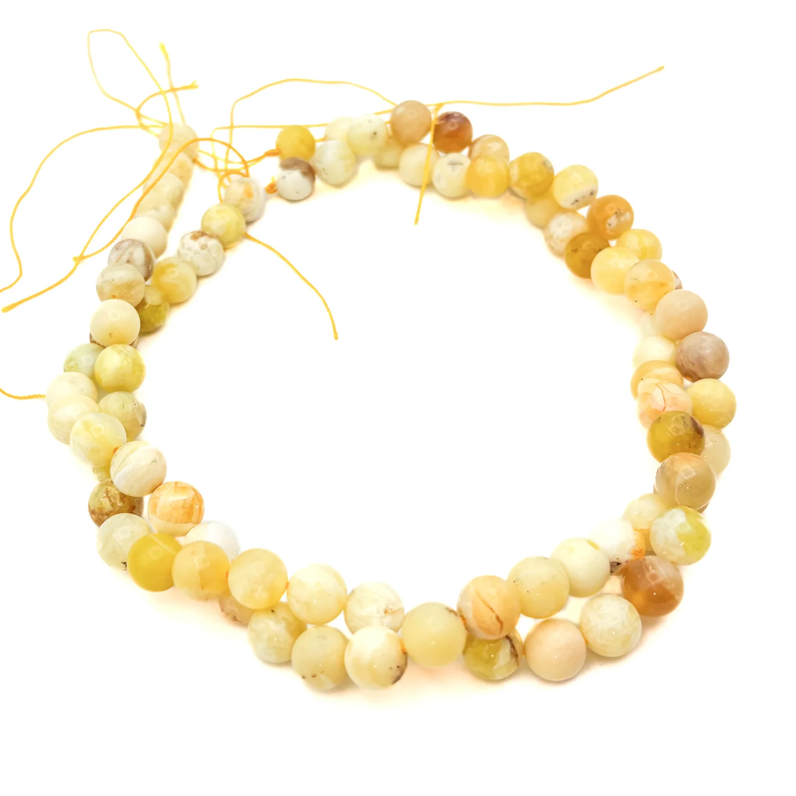 Golden Opal 10mm Smooth Rounds Bead Strand - Image 5