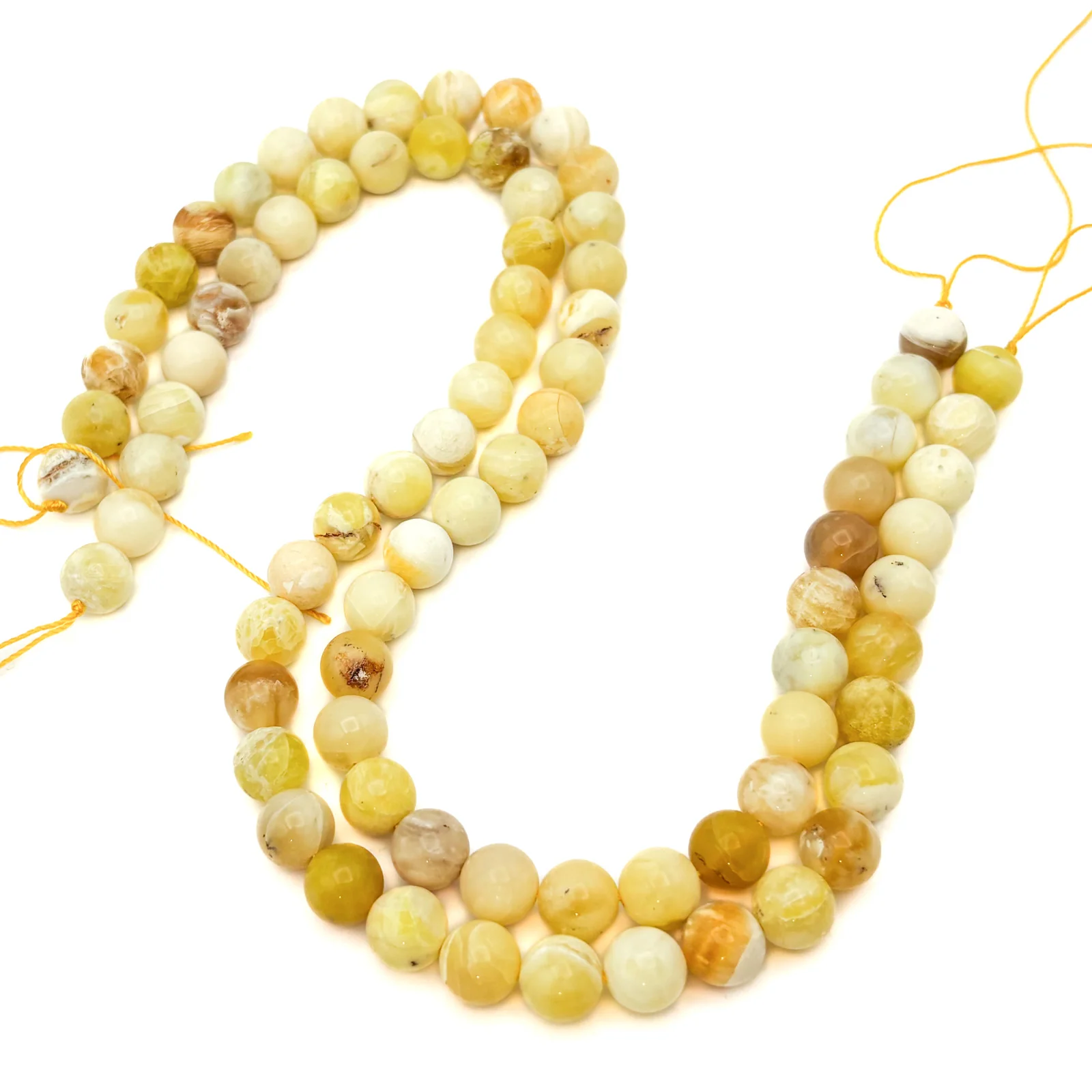 Golden Opal 10mm Smooth Rounds Bead Strand - Image 6