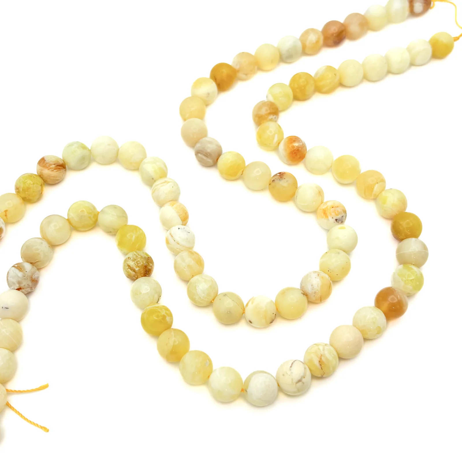 Golden Opal 10mm Smooth Rounds Bead Strand - Image 7