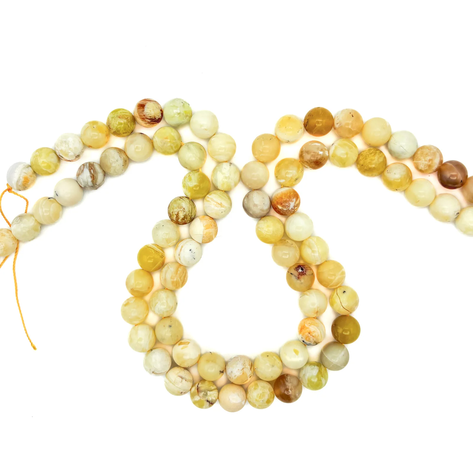 Golden Opal 10mm Smooth Rounds Bead Strand - Image 8