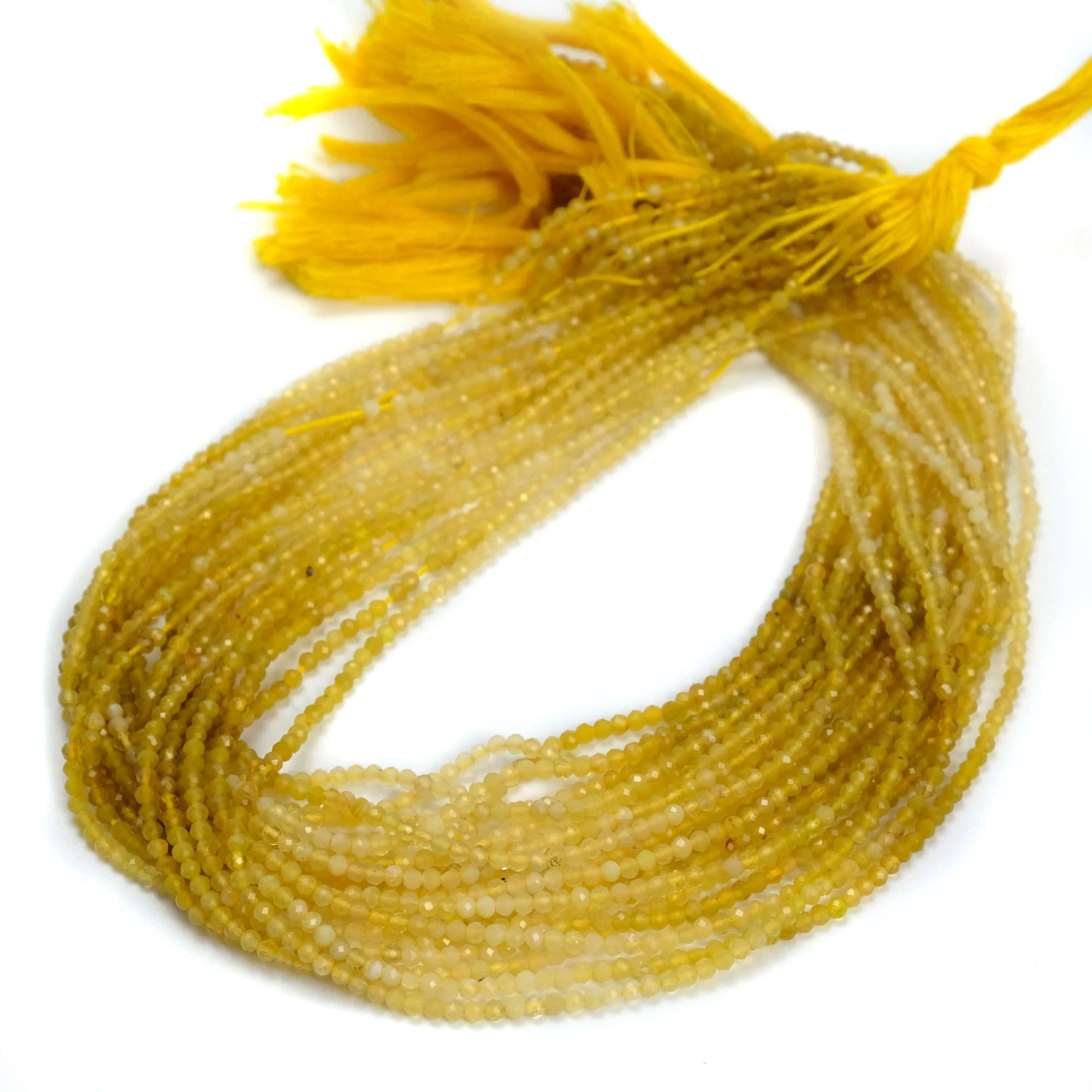 Golden Opal 2.5mm Faceted Rounds - Image 3