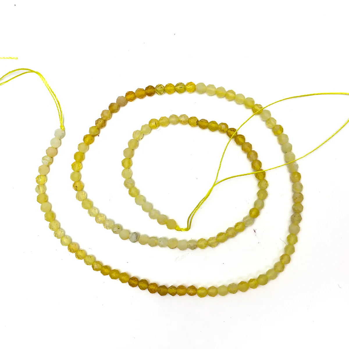 Golden Opal 3mm Faceted Rounds Strand - Image 2