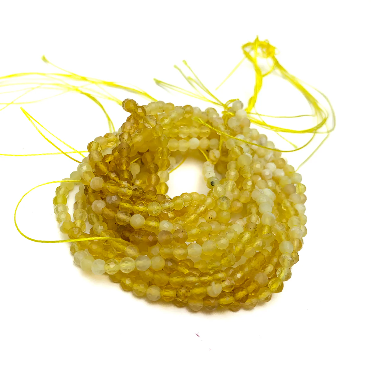 Golden Opal 3mm Faceted Rounds Strand - Image 3