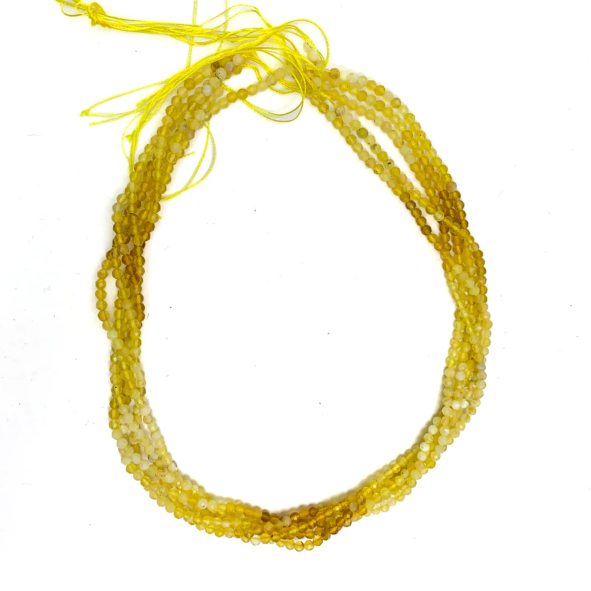 Golden Opal 3mm Faceted Rounds Strand - Image 4