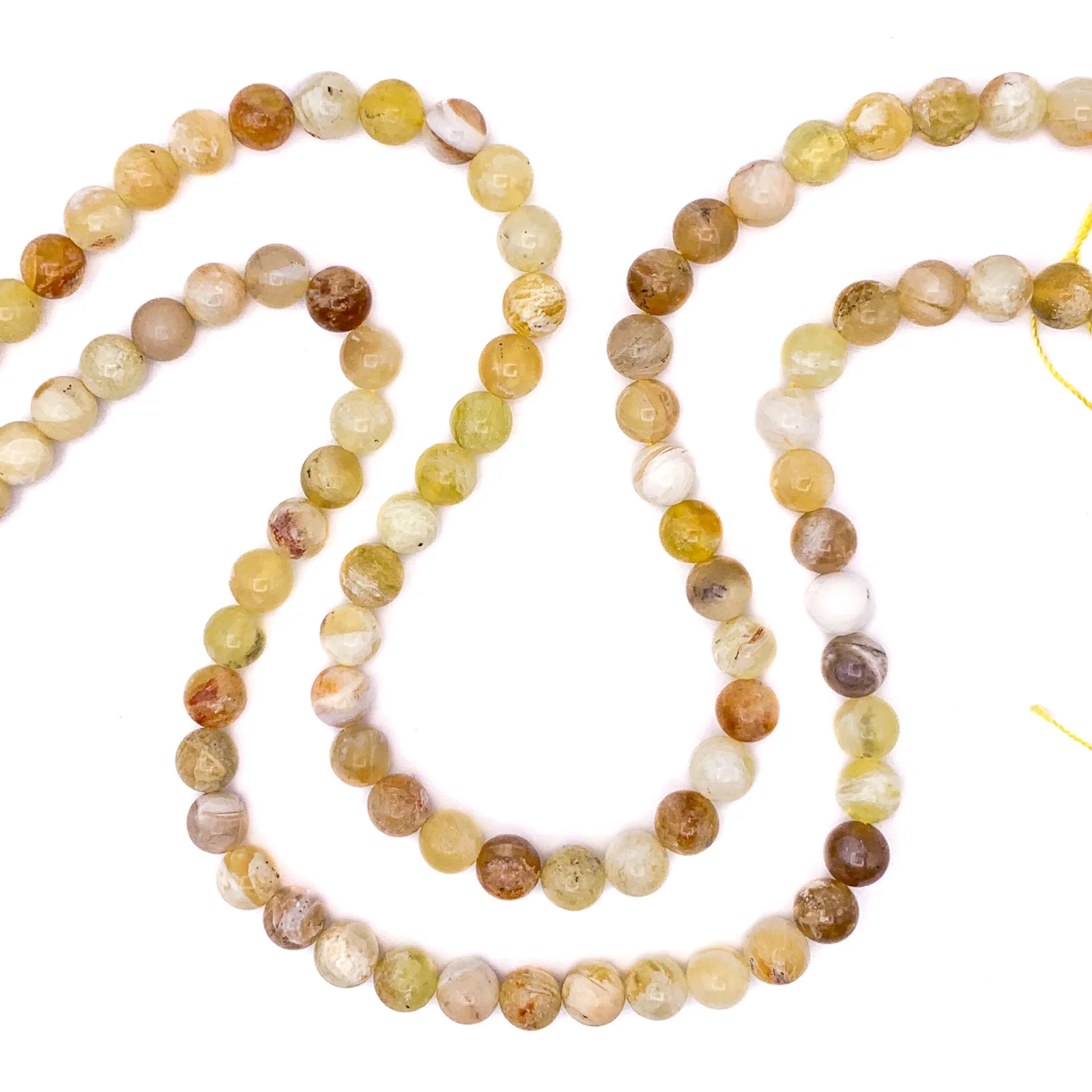Golden Opal 8mm Smooth Rounds Bead Strand - Image 3