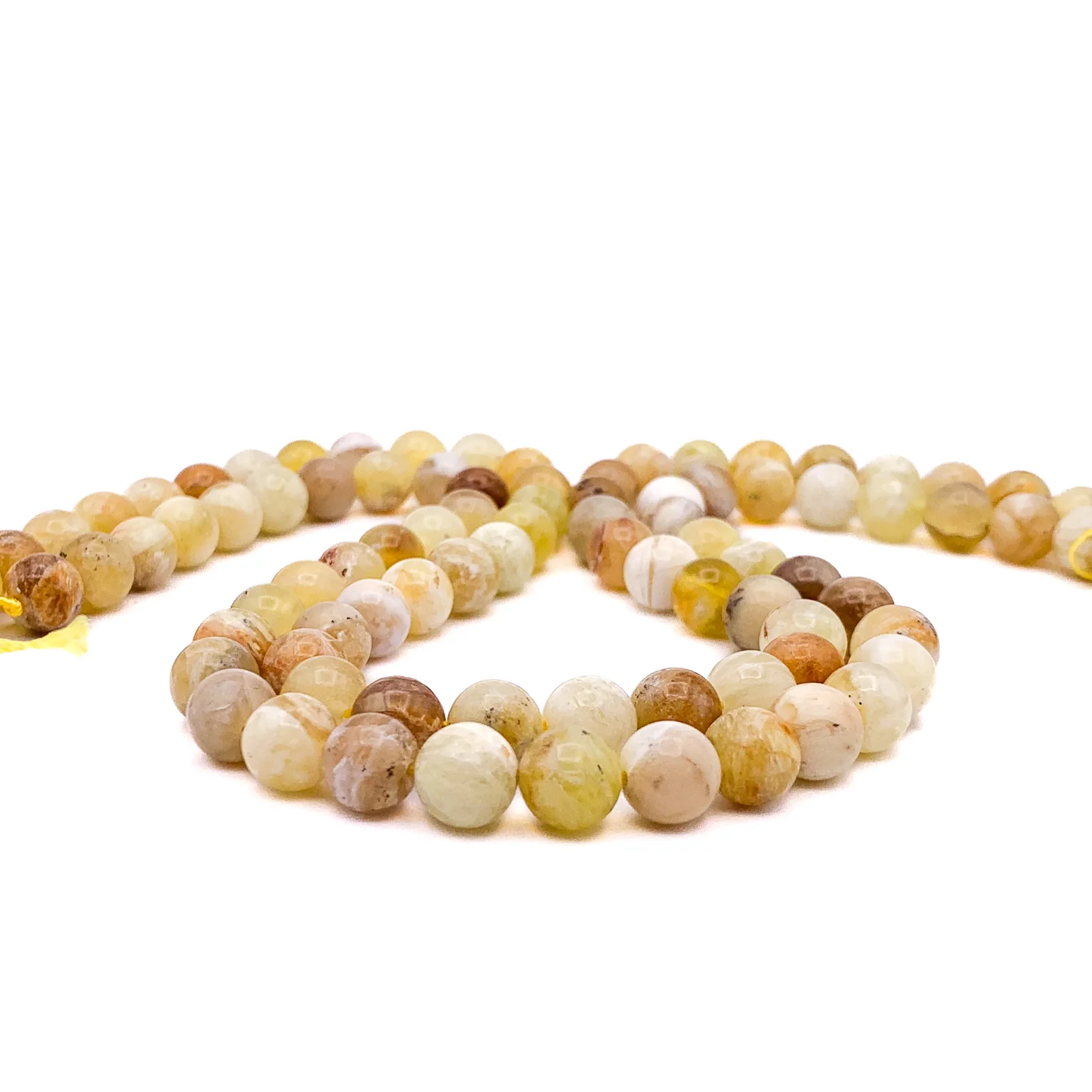 Golden Opal 8mm Smooth Rounds Bead Strand - Image 4