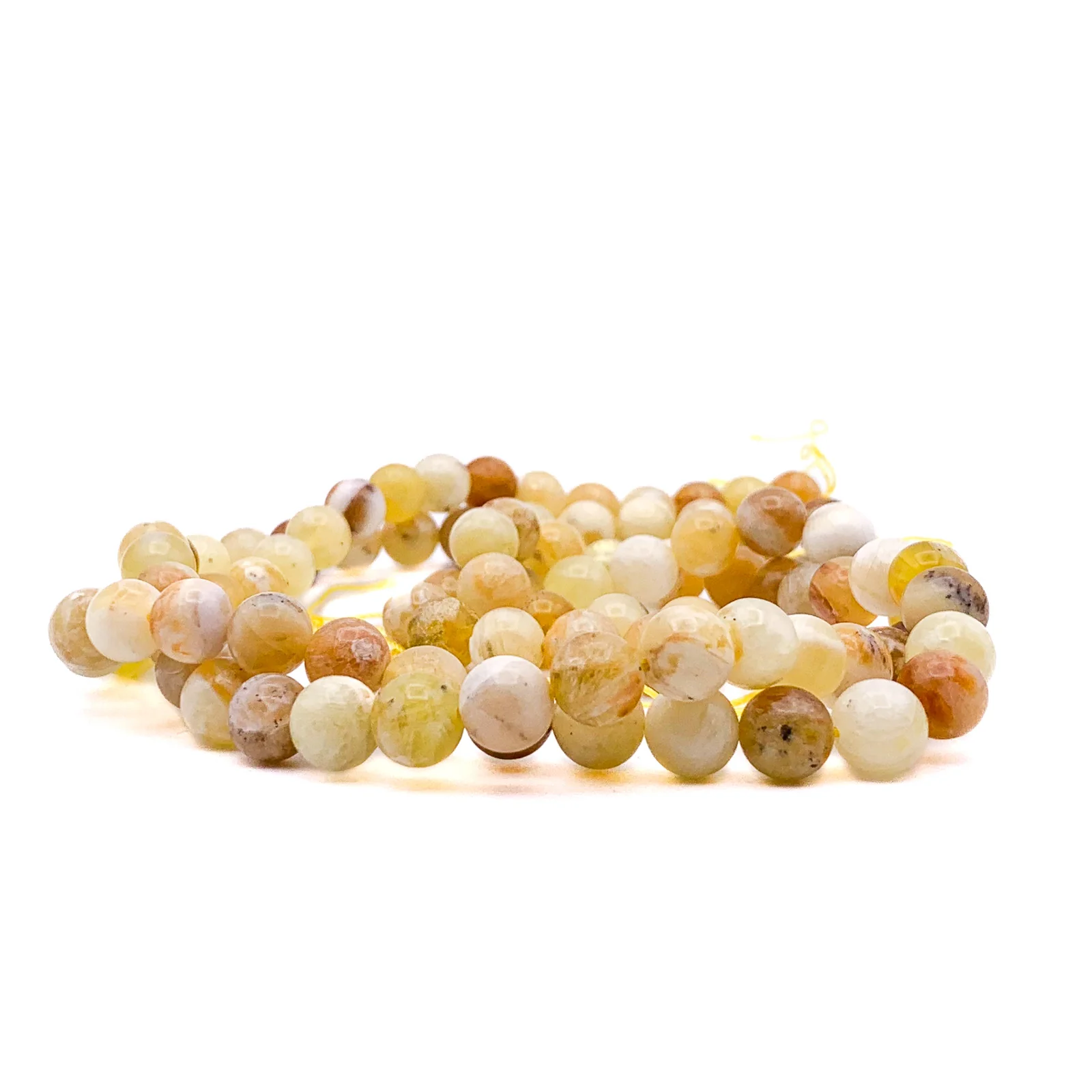 Golden Opal 8mm Smooth Rounds Bead Strand - Image 7