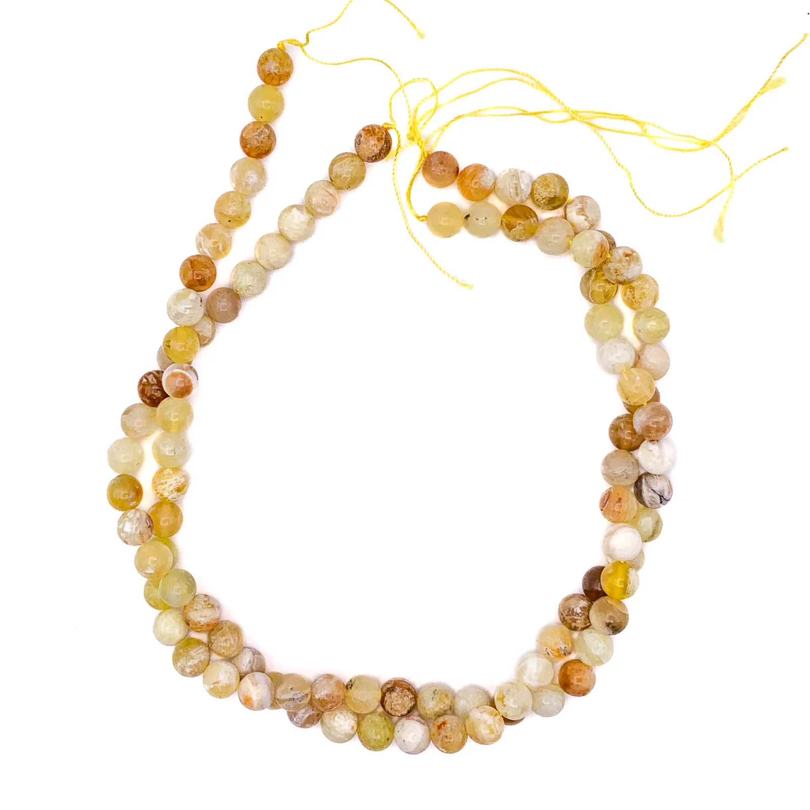 Golden Opal 8mm Smooth Rounds Bead Strand - Image 8