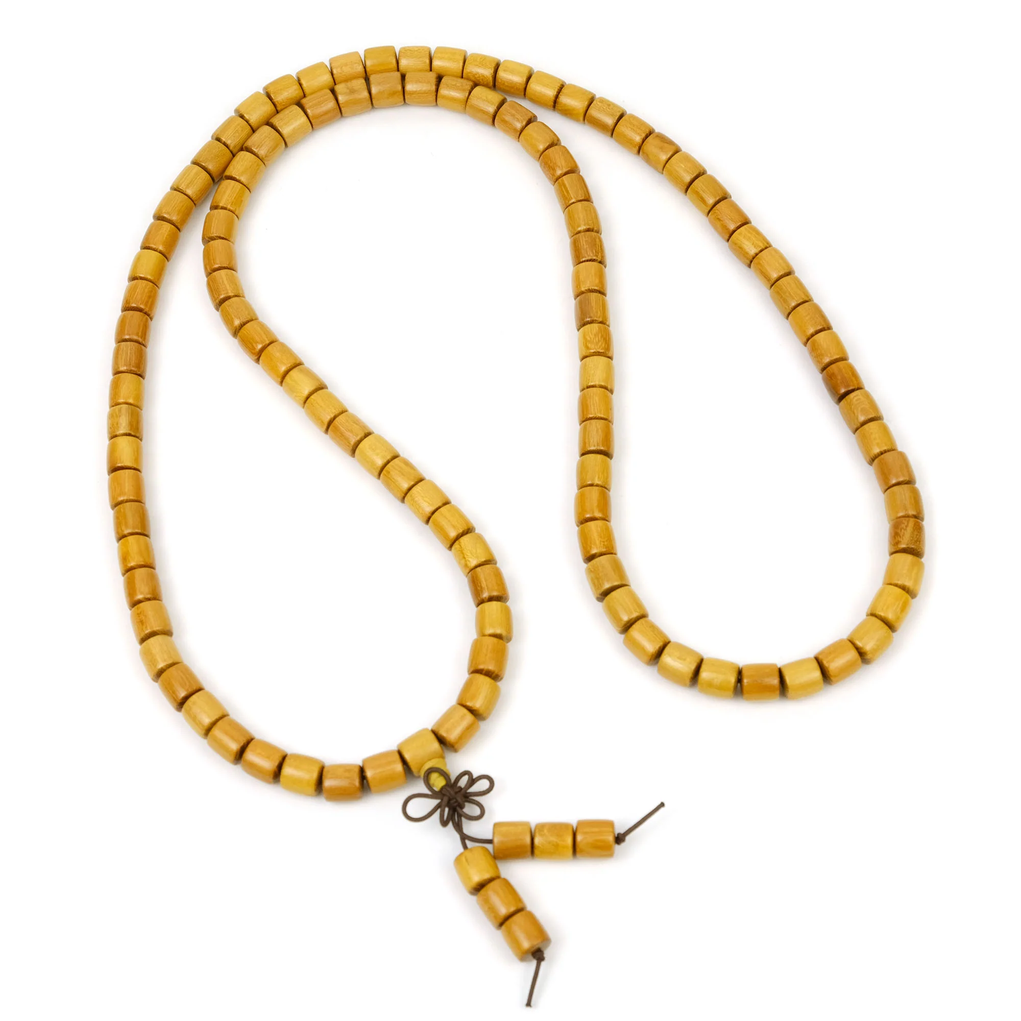 Golden Sandalwood Barrels 8mm Mala - Image 3